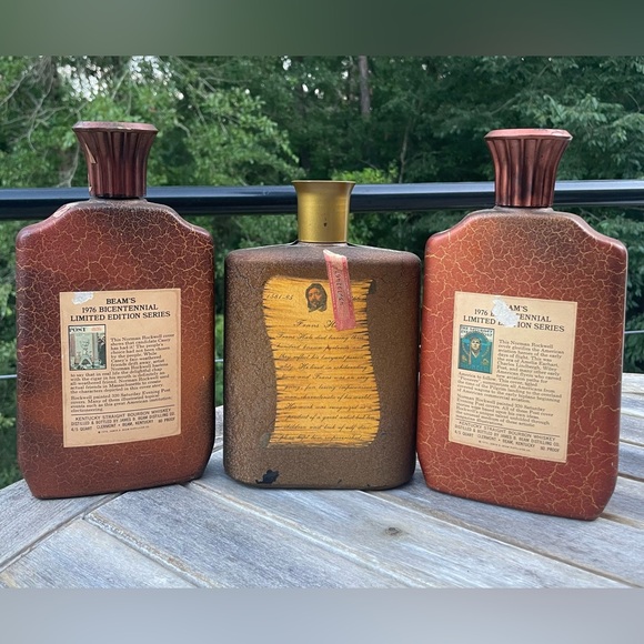 Set of 3 Jim Beam Collectible Bottles / Decanters - Picture 2 of 6